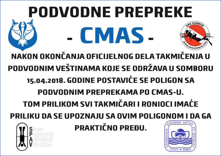 Podvodne prepreke - CMAS Podvodne prepreke - CMAS